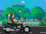 Flash игра для девочек Risky Motorcycle Kissing