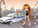 Игра Bratz Cute Cop Dressup