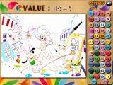 Игра Mickey and friends Coloring Math Game