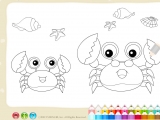 Раскраски: Crab