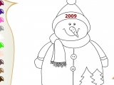 Раскраски: Snowman 2009