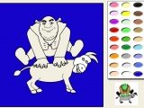 Игра Раскраски: Coloring Shrek And Donkey