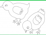 Раскраски: Милые цыплята