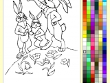 Flash игра для девочек Раскраски: The Hare