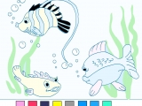 Игра Раскраски: Рыбки