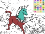 Раскраски: Mythical Unicorn