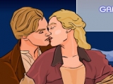 Flash игра для девочек Titanic Kiss