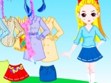Игра Colorful Doll Dress Up