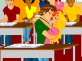 Игра First Classroom Kissing