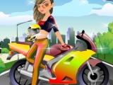 Motorcycle Girl Dressing Up