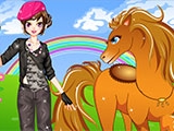Игра Cool Girl And Her Cute Horse