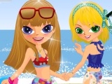 Sisters Getting Ready To Go To The Beach