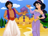 Игра Aladdin And Jasmine Dressup