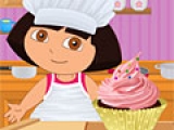 Игра Dora Perfect Cupcake Swirl