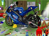 Игра Moto Garage Cleanup