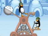 Flash игра для девочек Crazy Penguin Catapult