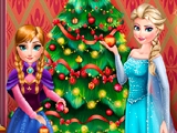 Игра Новогоднее Дерево Эльхзы и Анны