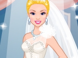Игра Барби шьет свадебное платье