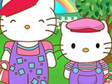 Игра Наряд для Hello Kitty и её мамы