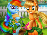 Игра My Little Pony: садим овощи
