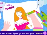 Flash игра для девочек Раскраска Барби