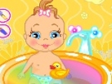 Flash игра для девочек Baby bathing - купаем малыша