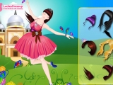 Flash игра для девочек Dancing Princess With Butterfly