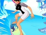 Flash игра для девочек Surf In USA