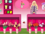Flash игра для девочек Barbie Flower Shop