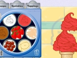 Flash игра для девочек Украшение мороженого