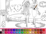 Going Shopping Coloring