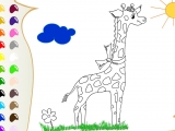 Раскраски: The Giraffe