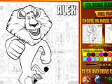 Раскраски: Color Madagascar. Paint and Coloring Book