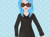 Blue-Haired Rocker Dress Up