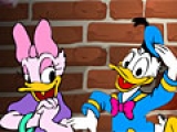 Flash игра для девочек Donald and Dasiy Coloring