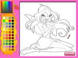 Winged Bloom Coloring