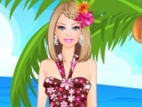Barbie In Hawaiian Style Clothes