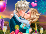 Поцелуи Эльзы и Джека в день влюбленных
