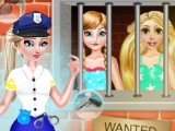 Игра Эльза-полицейский моды