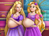 Игра Беременные подружки - Барби и Рапнуцеь