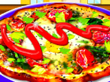 Игра Флорентийская пицца с яйцом